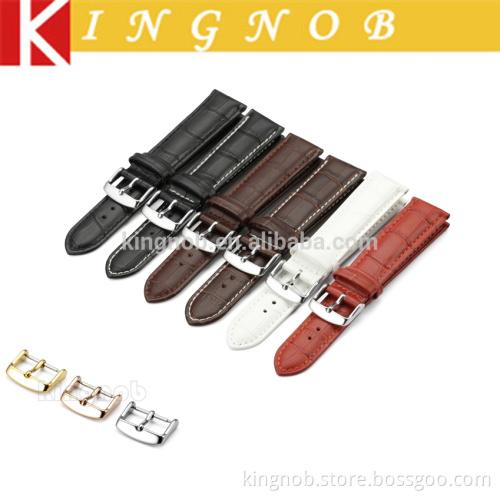 12 13 14 15 16 18 19 20 21 22 24mm Watchbands Wholesale Leather Stainless Steel Watch Bands Genuine Cow Leather Watchbands